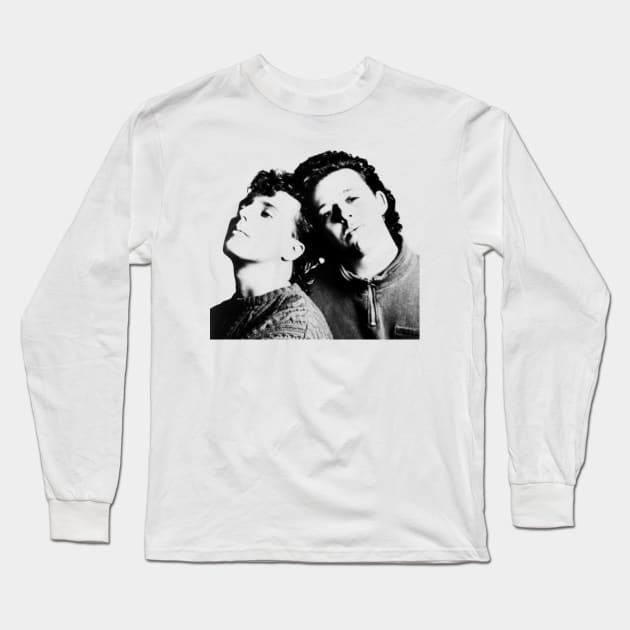 Tears For Fears // Vintage Style Design Long Sleeve T-Shirt by Indanafebry